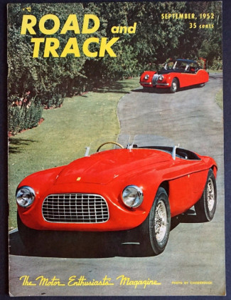 ROAD & TRACK 1952 SEPT - Vol.4 #1, MORGAN +4, DB-3, CUNNINGHAMS, GORDINI
